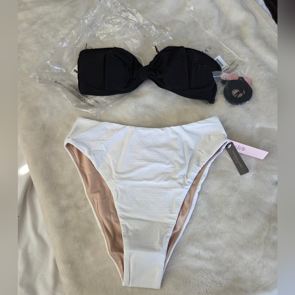 Victoria's Secret Black and White Bikini